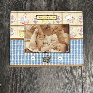 NWOT Picture Frame 4X6 Darling Baby Boy